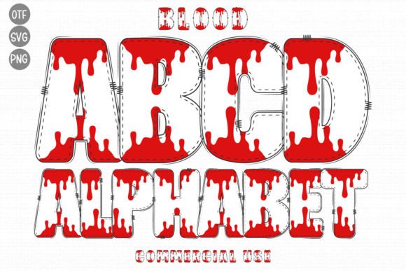 Blood Font: A Unique Decorative Asset for Creative Design