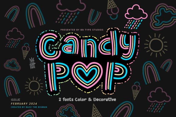 Candy Pop: A Fun Font for Vibrant Designs