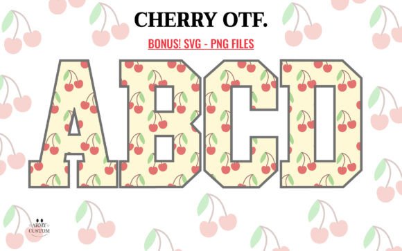 Cherry Font: Infusing Patriotic Passion into Modern Design