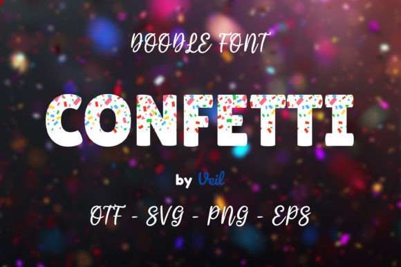 Confetti: A Playful Color Font for Creative Design