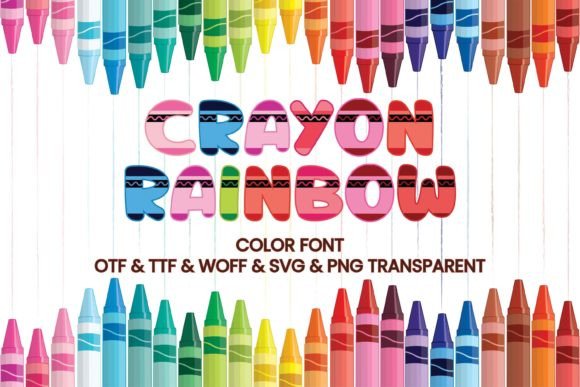 Crayon Rainbow: A Vibrant Font for Joyful Design Projects