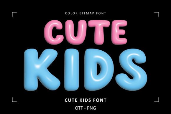 Cute Kids Font: A Charming Color Font for Playful Designs