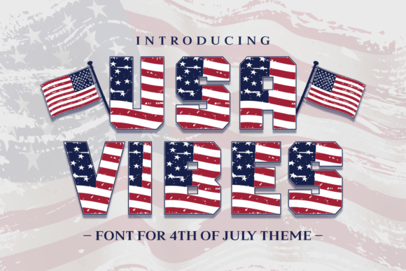 Discover Usa Vibes: Organic Color Font for Designers