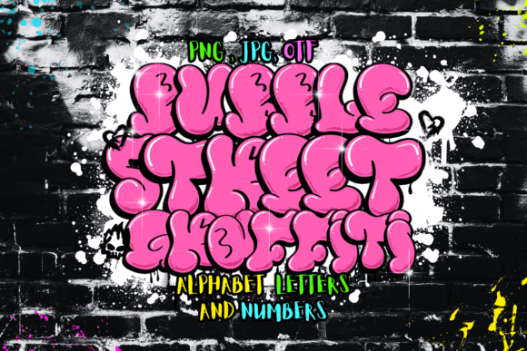 Energizing Your Designs with Bubble Street Graffiti