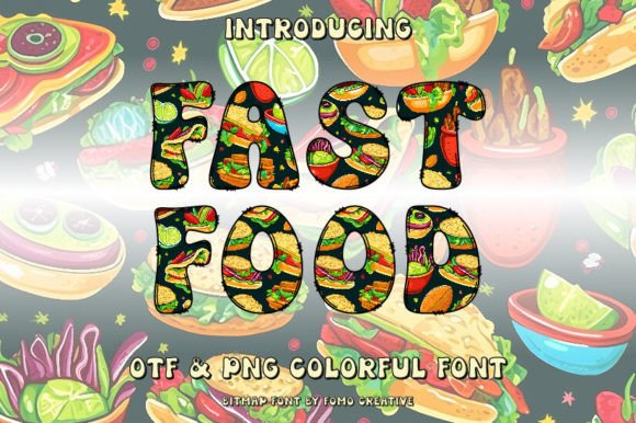 Fast Food: The Dynamic Color Font for Modern Design