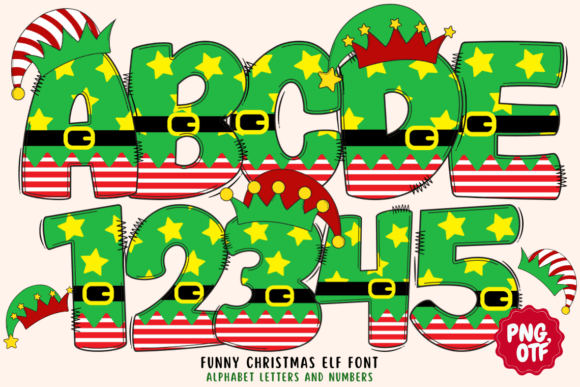 Infuse Holiday Cheer with the Funny Christmas Elf Typeface