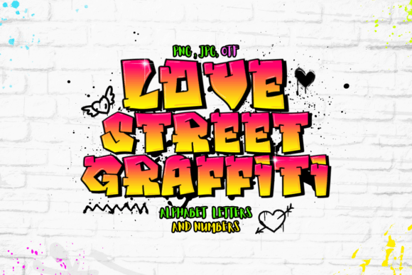 Love Street Graffiti: Urban Typography for Modern Design