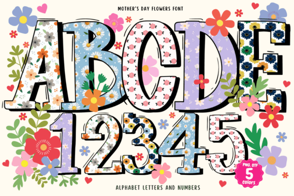 Mother's Day Flowers Font: Elevate Your Design with Floral Elegance