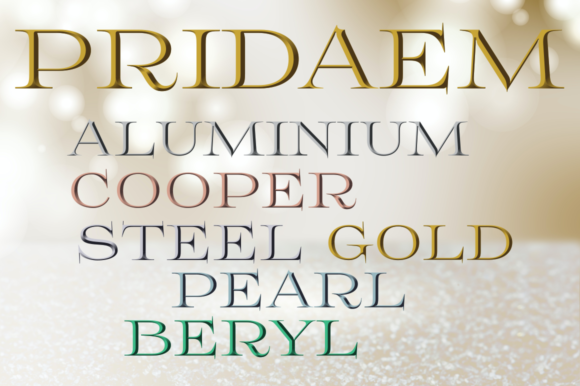 PridaEm: A Modern Color Font for Bold Visual Design