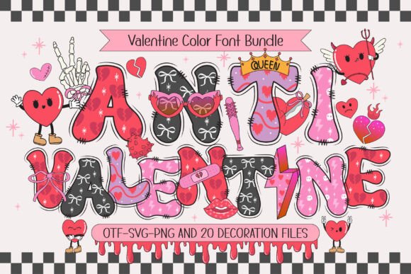 Rebellious Typography: The Anti Valentine Font