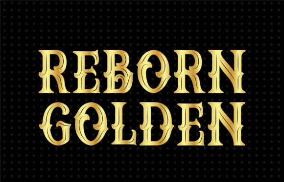Reborn Golden: Vintage Typography for Modern Design