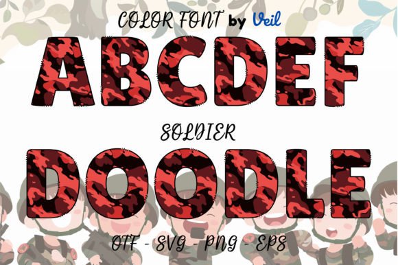 Soldier Font: A Playful Asset for Creative Design