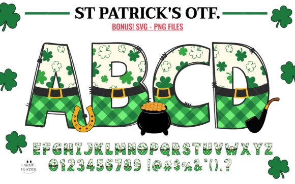 St. Patrick's Shamrock Plaid: A Fresh Design Resource