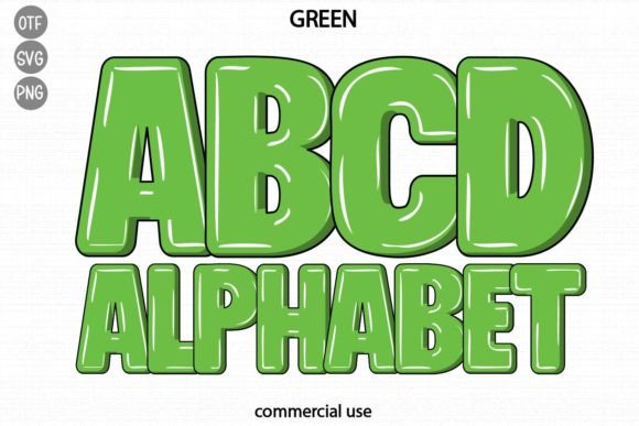 The Playful Charm of Green Font for Creative Projects