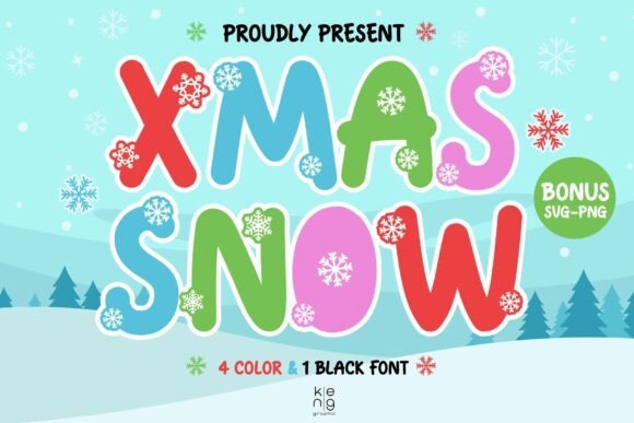 Xmas Snow Font: Festive Typography for Holiday Designs